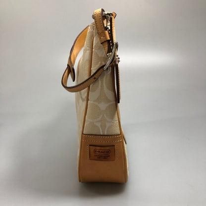 コーチ ワンショルダーバッグ シグネチャー キャンバス×レザー ベージュ レディース 6091 COACH【AFI28】