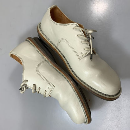 トリッペン レザーシューズ スプリント プレーントゥ ライトグレー レディース  サイズ37  trippen 約24.0cm【AFC31】