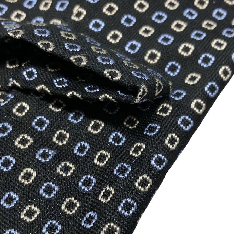 ✨極美品✨E.Marinella マリネッラ　ネクタイ 高級シルク　ビジネス マリネッラ ネクタイ 柄 シルク ネイビー×ブルー メンズ E