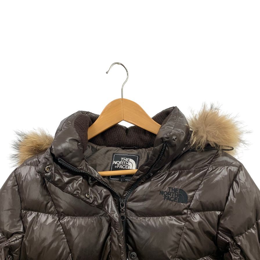 中古◆ザ ノースフェイス ピレネーダウンコート NFD00B49 ブラウン サイズL メンズ THE NORTH FACE 【AFA8】