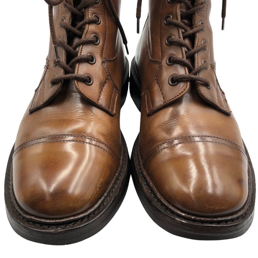 トリッカーズ カントリーブーツ M2904 ブラウン 6ハーフ メンズ レースアップ 革靴 Tricker’s ブーツ 約24.5cm【LA】【中古】