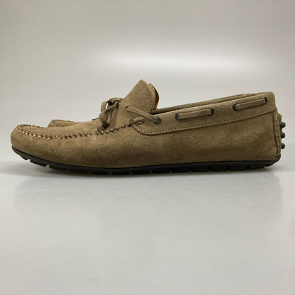 バーニーズニューヨーク ドライビングシューズ スエード モカシン メンズ ベージュ サイズ42 BARNEYS NEWYORK 約27.0cm【AFC32】