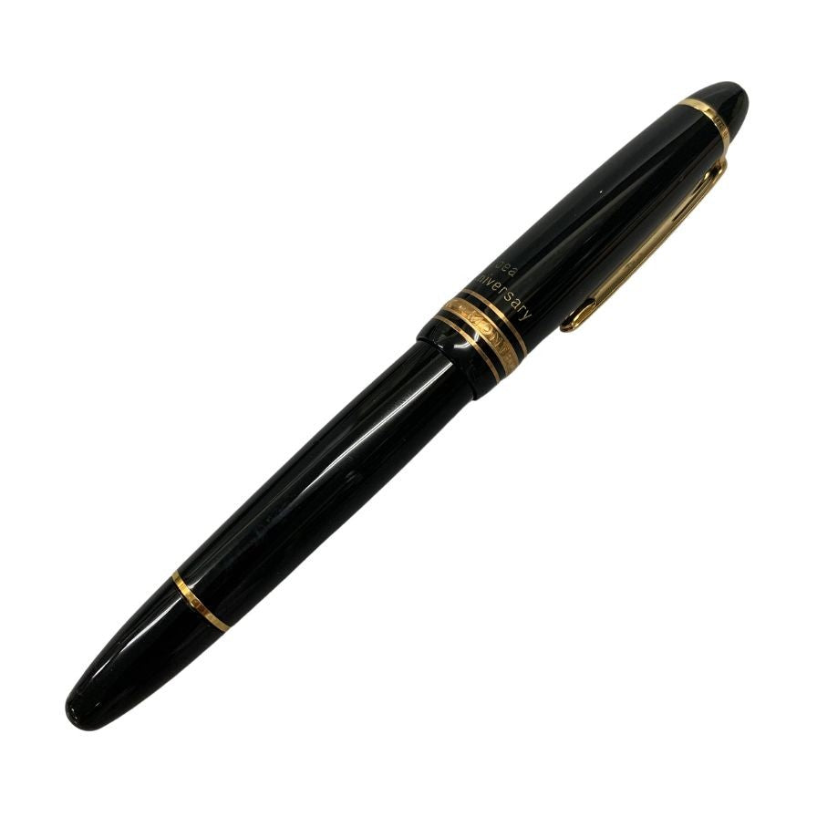 新品同様◆モンブラン 万年筆 マイスターシュテュック 4810 ペン先14K ブラック ゴールド MONTBLANC MEISTERSTUCK【AFI13】