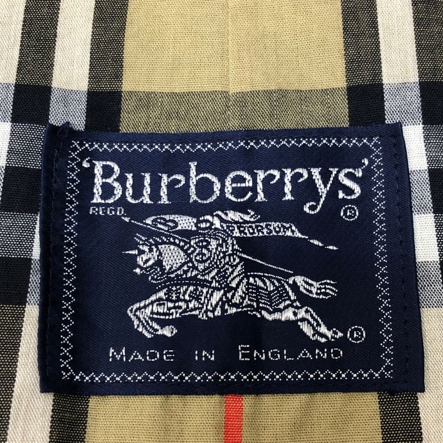 美品◆バーバリー トレンチコート コットン ポリエステル ベージュ  サイズEUR44REG メンズ BURBERRY 【AFA15】