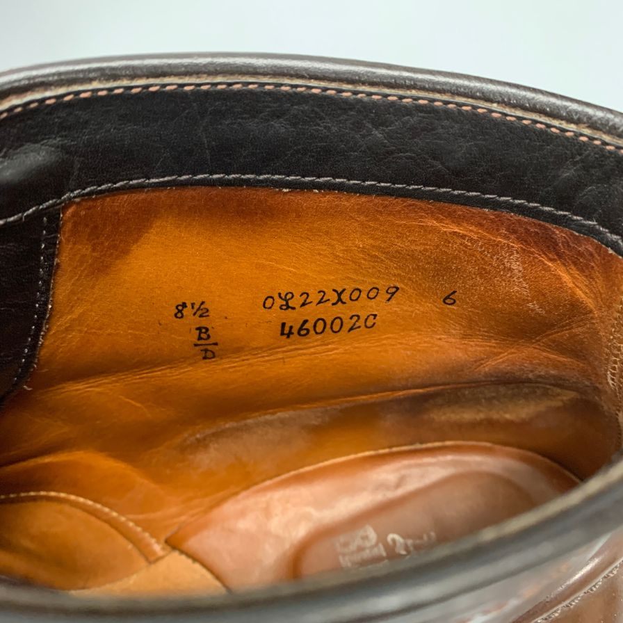 オールデン マンソンブーツ 46002C ブルーブルー別注 プレーントゥ シガー ミリタリーラスト  メンズ サイズUS8.5D ALDEN ブーツ 約27.0cm【LA】【中古】