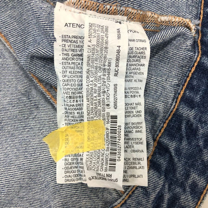 極美品◆ザラ ジップアップデニムジャケット レディース サイズS ZARA 【AFB7】