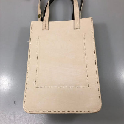 グレンロイヤル ショルダーバッグ 2WAY ブライドルレザー グレー ゴールド金具 GLENROYAL【AFE8】
