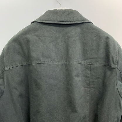 中古◆アニエスベー オム ハーフコート 90年代 フランス製 ブラック メンズ サイズ50 agnes b. 【AFA22】