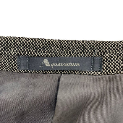 美品◆アクアスキュータム 96AB5 テーラードジャケット カシミヤ グレー メンズ サイズ3F Aquascutum 【AFA6】