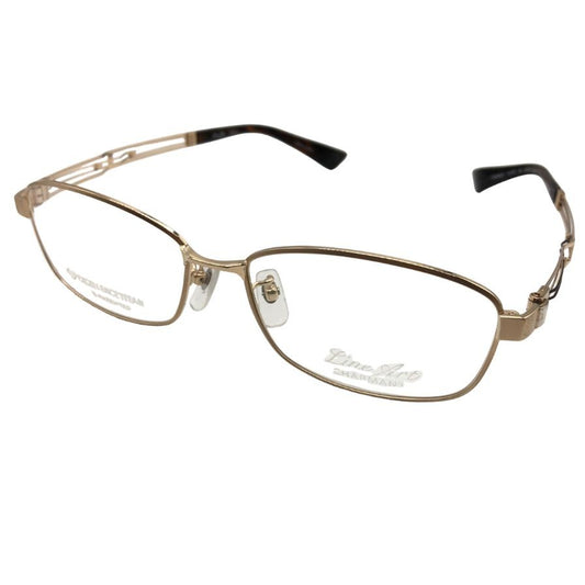 ラインアート シャルマン メガネ フレーム XL1454 WG 54□115-145 チタン べっ甲 ゴールド金具 LineArt CHARMANT【AFI12】