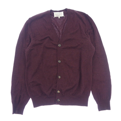 Good condition ◆ Maison Margiela 14 Cardigan Leather Patch Men's Purple Size M 30HA053814386 MAISON MARGIELA [AFB2] 