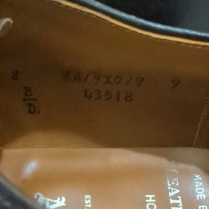 オールデン 43518 パンチドキャップトゥ コードバン ダークバーガンディ メンズ サイズUS8D ALDEN ビジネスシューズ 約26.0cm【LA】【中古】