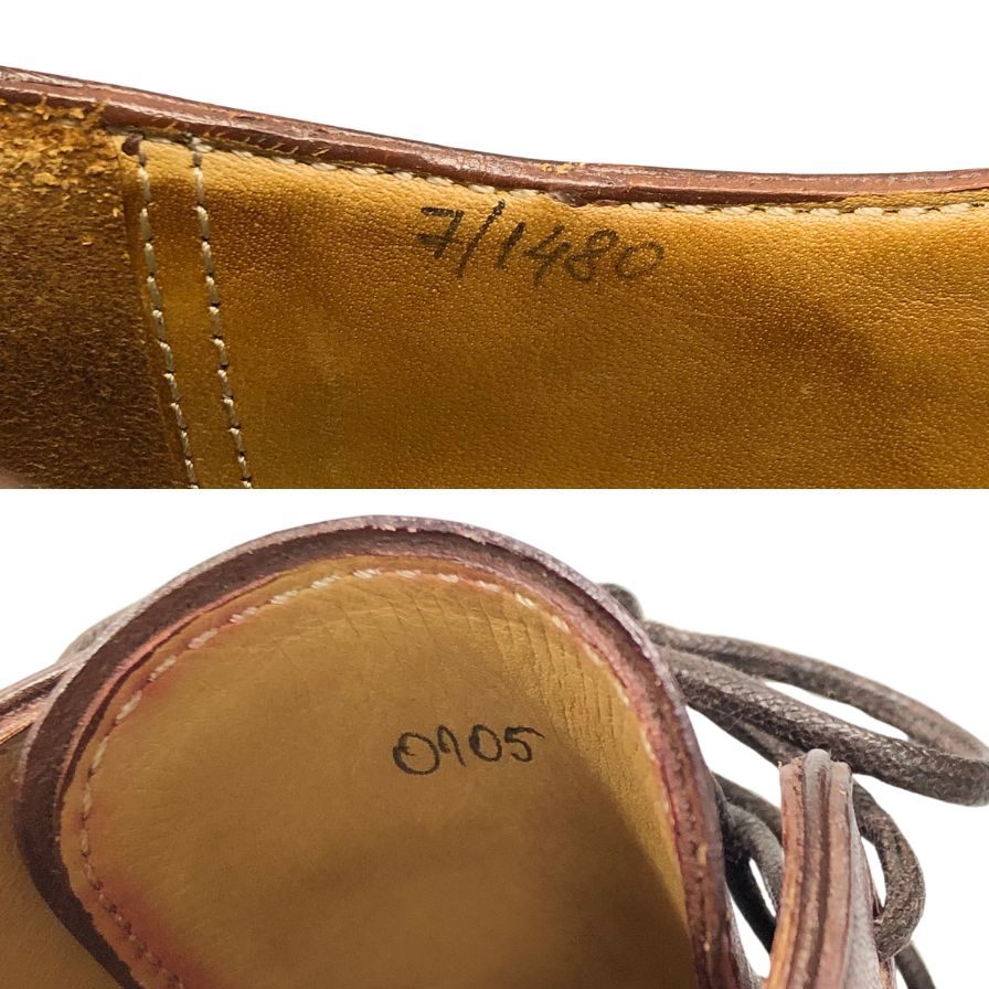 ベルルッティ レースアップシューズ パンチング ブラウン系 サイズ7 Berluti 約25.5cm【AFC44-2】