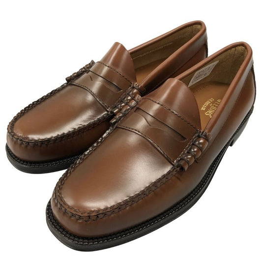 ジーエイチバス ローファー ウィージャンズ ラーソン モカ サイズ7 メンズ ブラウン系 G.H.Bass&Co. WEEJUNS LARSON ローファー 約25.5cm【LA】【中古】