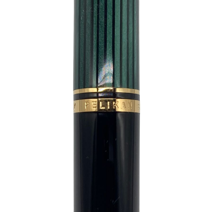 ペリカン ボールペン スーベレーン ノック式 緑縞 ストライプ Pelikan Souveran【AFI7】