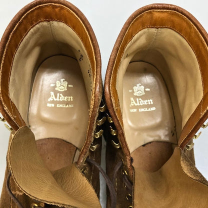 オールデン 46054H  スナッフ スウェード ブーツ メンズ サイズ 6ハーフ ブラウン Alden ブーツ 約24.5cm【LA】【中古】