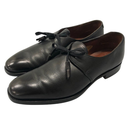 グレンソン マスターピース スチュアートチョイス レザーシューズ 外羽根 プレーントゥ ブラック サイズ8D Grenson 約27.0cm【AFC8】