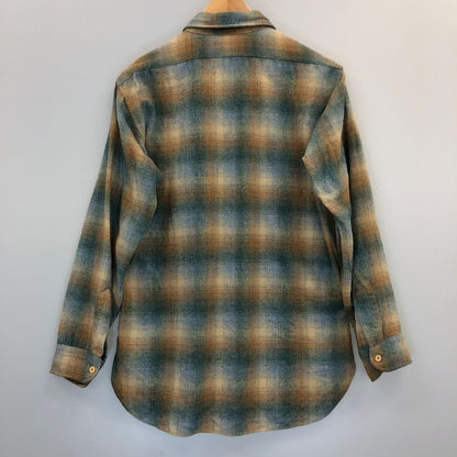 中古◆カントリー トラディション バイ ペンドルトン オンブレチェックシャツ ウール メンズ サイズM Country Traditionals BY PENDLETON 【AFB4】