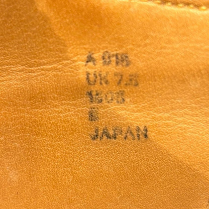 カルマンソロジー  レザーシューズ A918 ロングウイングチップ ブラック サイズUK7.5 CALMANTHOLOGY ビジネスシューズ 約26.0cm【LA】【中古】