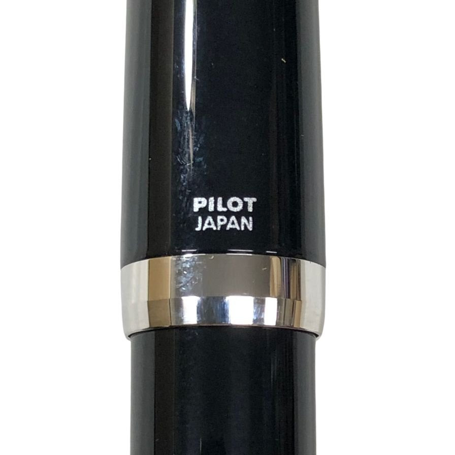 パイロット 万年筆 エラボー ペン先14K 585 SF ブラック シルバー PILOT【AFI15】