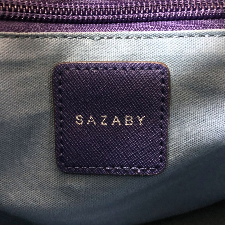 サザビー レザーショルダーバッグ 2WAY ブルー レディース The SAZABY LEAGUE【AFE1】