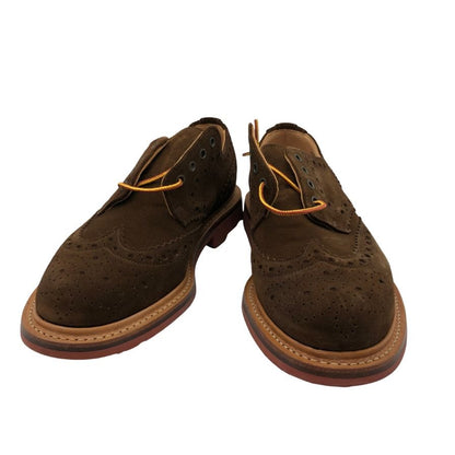 マーク マクナイリー ウィングチップ スウェード  ブラウン サイズ6 MARK MCNAIRY 約25.0cm【AFD9-2】