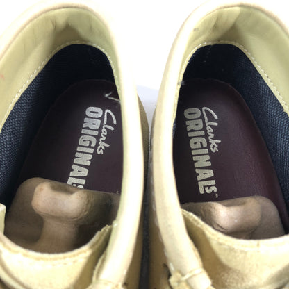 クラークス ワラビーブーツ スエード ゴアテックス メンズ メープル UK6.5G CLARKS 約24.5cm【AFD2】