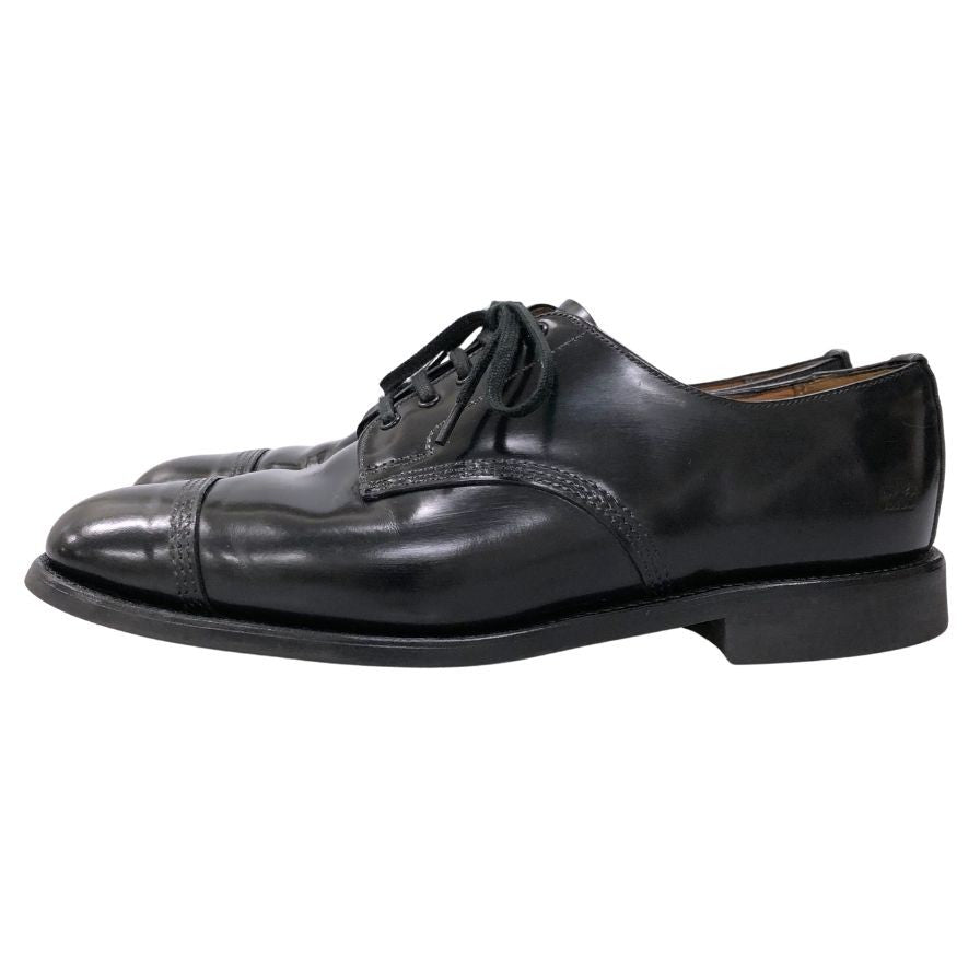 サンダース レザーシューズ ミリタリーダービー 1128B ブラック サイズ7.5 メンズ 革靴 Sanders Military Derby Shoe ビジネスシューズ 約26.0cm【LA】【中古】