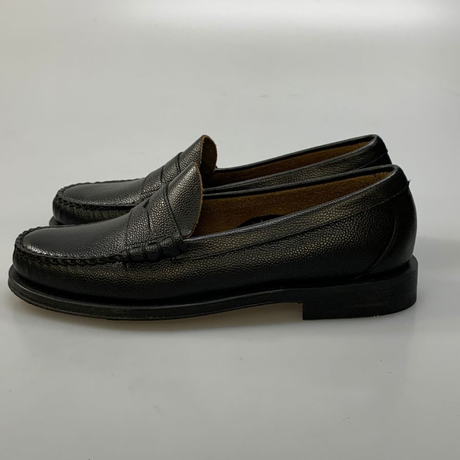 ジーエイチバス ローファー ウィージャンズ ラーソン シボレザー  サイズ9.5 メンズ ブラック G.H.Bass&Co. WEEJUNS LARSON 約27.5cm【AFD14】