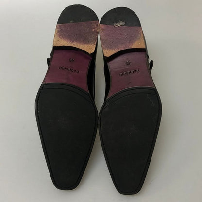 マグナーニ ダブルモンク ストラップ ブラウン メンズ サイズ43 MAGNANNI 約27.0cm【AFC32】