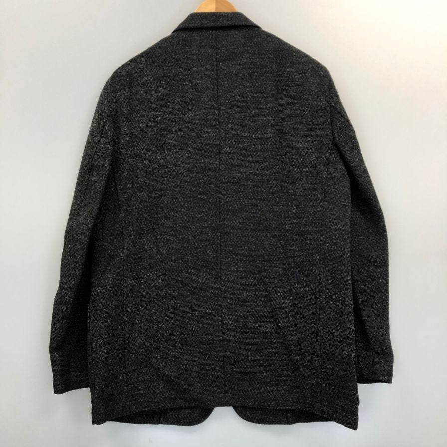 極美品◆コムデギャルソン オム 3Bジャケット アンコン ツイード ウール ブラック サイズS メンズ AD2000 COMME des GARCONS HOMME 【AFB33】