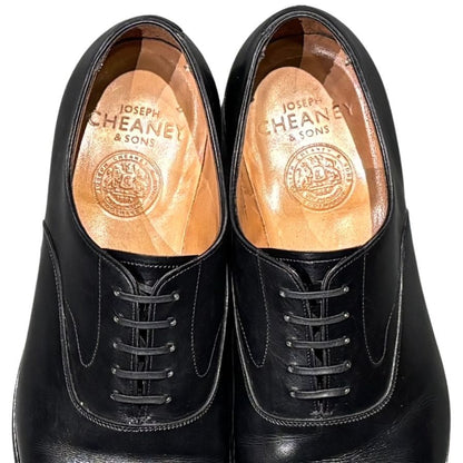 ジョセフチーニー レザーシューズ ストレートチップ アルフレッド ブラック メンズ サイズUK10F JOSEPH CHEANEY ALFRED ビジネスシューズ 約28.0cm【LA】【中古】