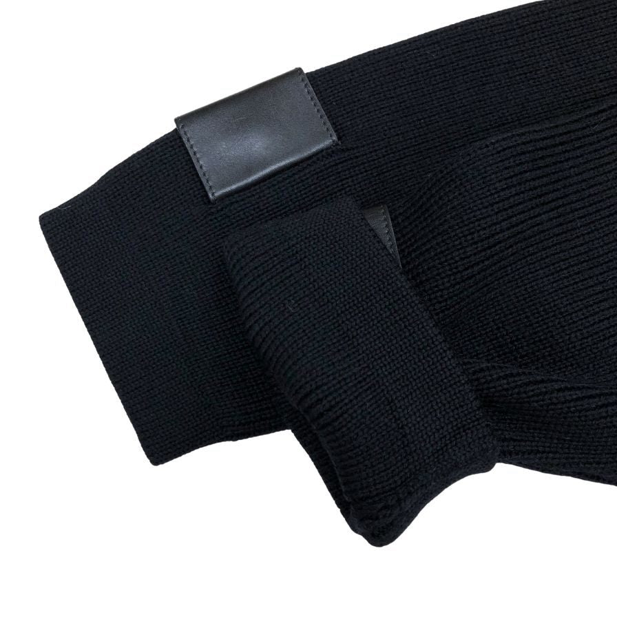 極美品◇ジャンニヴェルサーチ ニット フーディーコート ウール