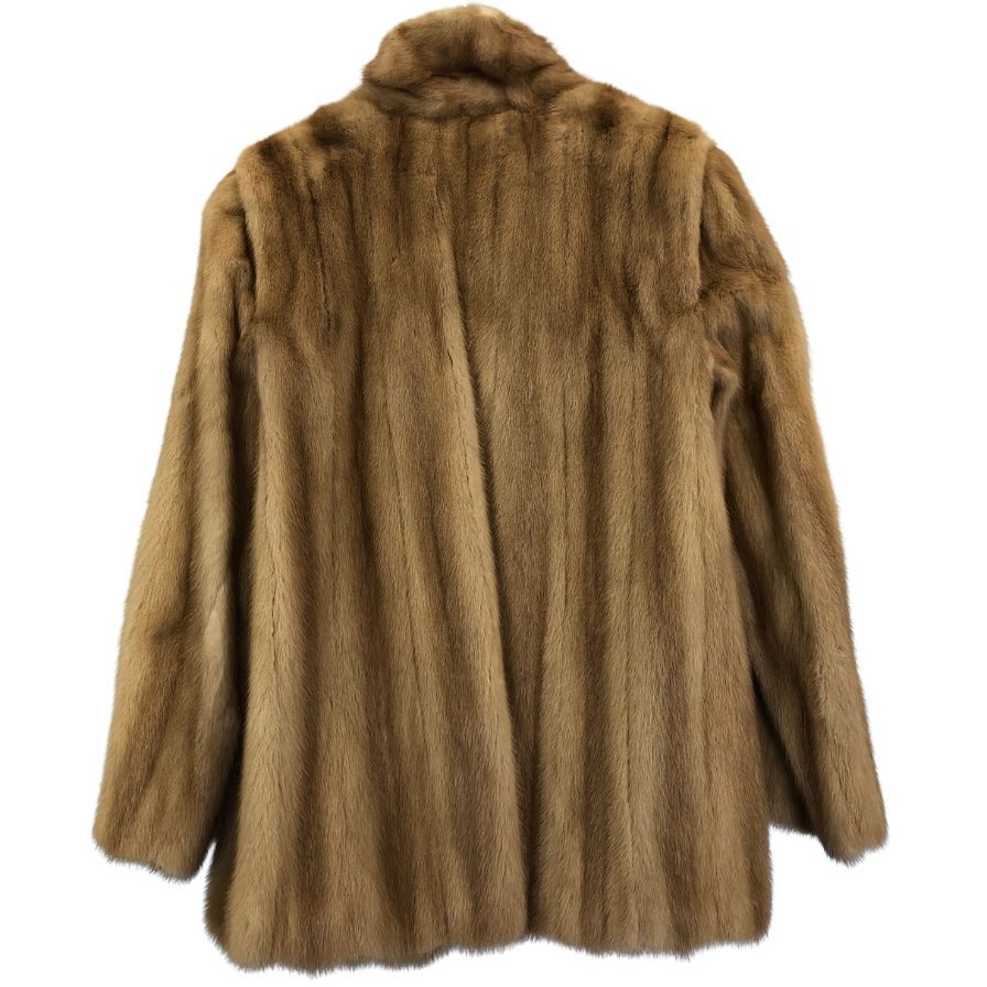 美品◆エンバ ロングコート ダークミンク ブラウン レディース サイズ表記なし 【AFG1】