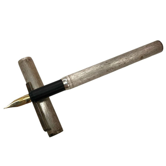 ダンヒル 万年筆 スターリングシルバー SV925 ペン先585 シルバー dunhill【AFI10】