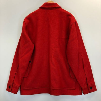 美品◆フィルソン マッキーノ クルーザー ジャケット ウール100% USA製 ビンテージ メンズ サイズ42 レッド FILSON GARMENT 【AFA10】