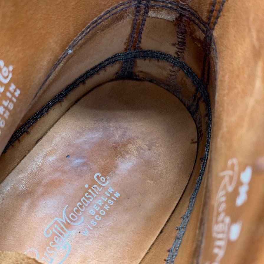 ラッセルモカシン チャッカブーツ スエード モカシン 4410 ブラウン メンズ サイズ9.5D Russell Moccasin 約28.0cm【AFC31】