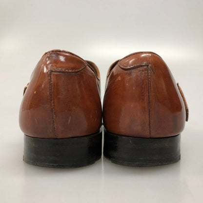 チーニー シングルモンク ブラウン UK7 メンズ CHEANEY 約25.5cm【AFC4】