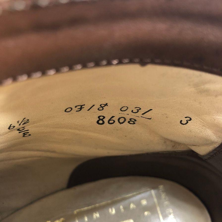 オールデン 8608 bPr ビームス別注 メンズ サイズ 6ハーフ ブラウン Alden ビジネスシューズ 約24.5cm【LA】【中古】