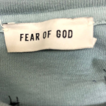 美品◆フィアオブゴッド 長袖Tシャツ DISCIPLES ディサイプルズ ブルー サイズS Fear of God 【AFB33】