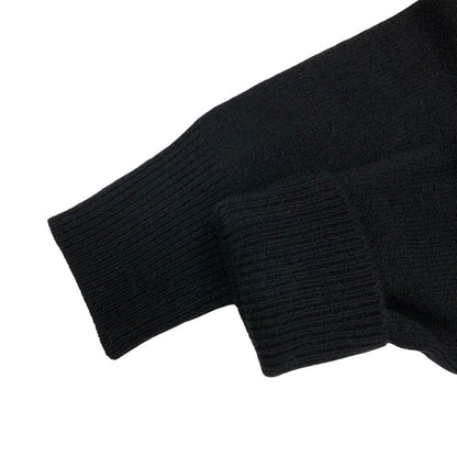 極美品◆ディースクエアード トップス セーター ウール100% レディース サイズL ブラック S72HA0571 S15410 DSQUARED2 【AFB8】