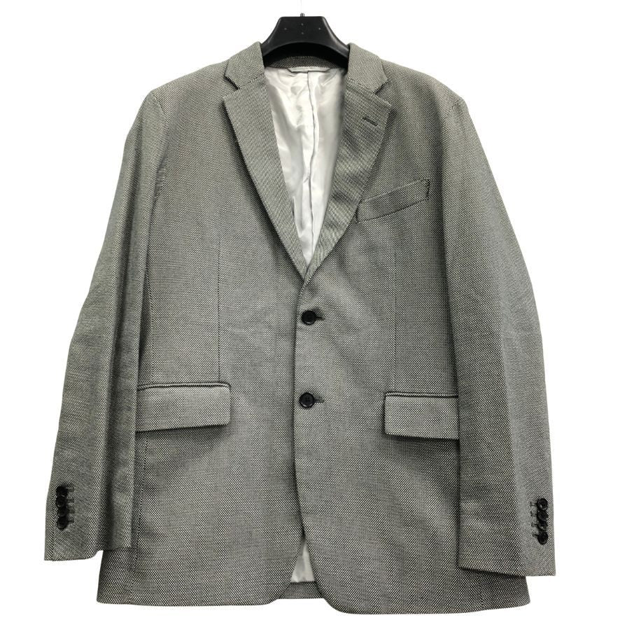 美品◆ジョゼフ オム 2B コットン ジャケット センターベント メンズ サイズ48 グレー系 JOSEPH HOMME 【AFA16】