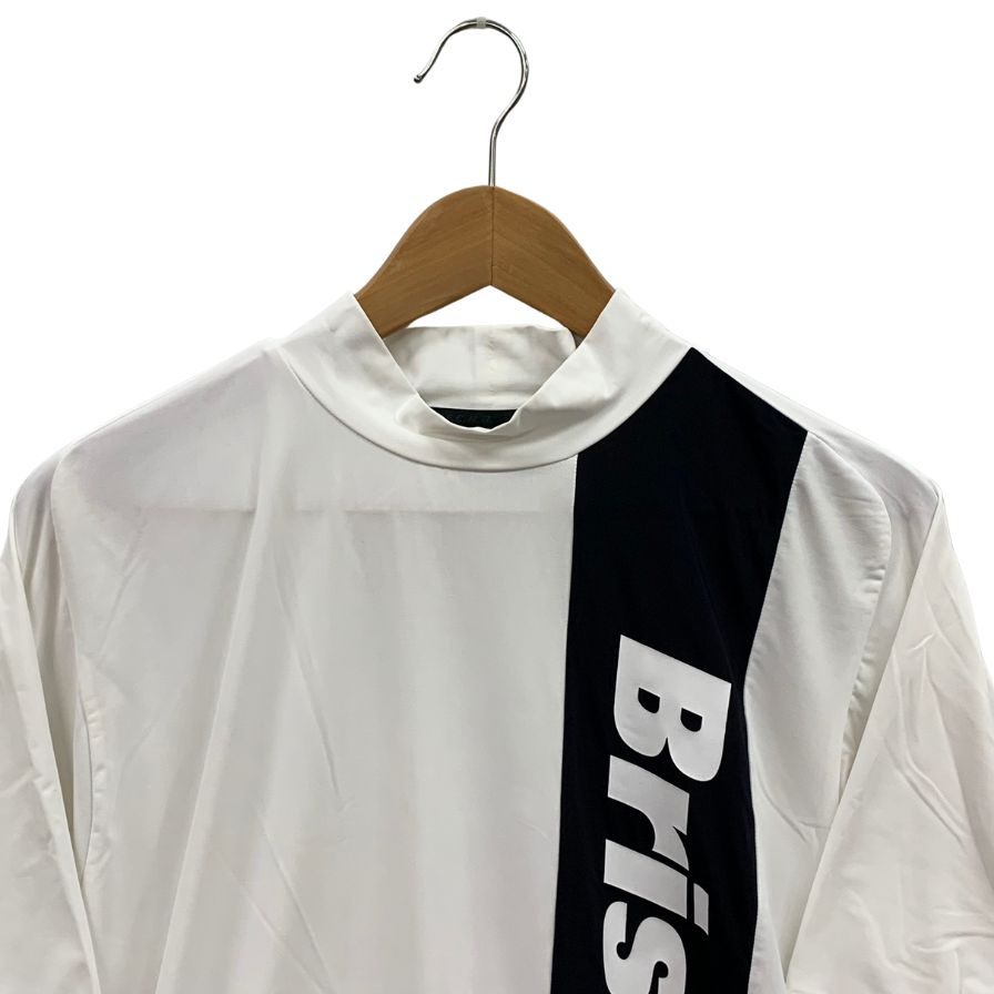 美品◆ソフ × ブリストル Tシャツ FCRB-230048 COOL TOUCH S/S MOCKNECK TOP サイズL メンズ ホワイト系 SOPH SOPHNET F.C.R.B. F.C.Real Bristol 【AFB11】