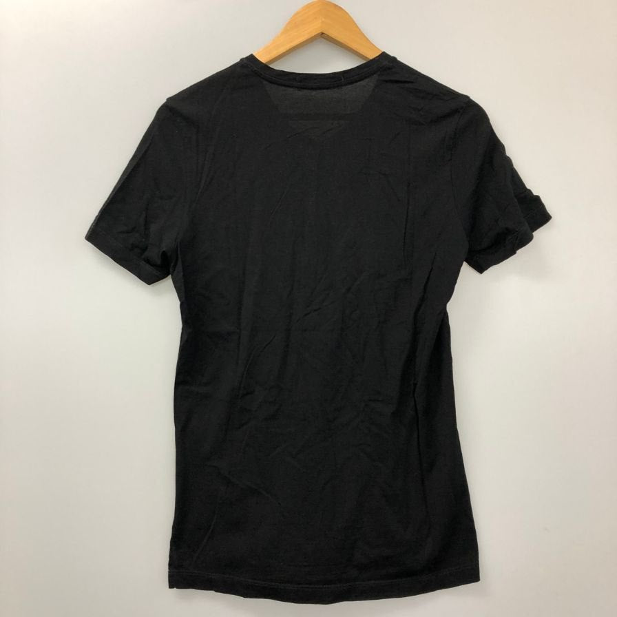 美品◆クルチアーニ コットン Vネック メンズ サイズ 44 ブラック  Cruciani 【AFB38】