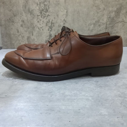 クロケット＆ジョーンズ ビチェスター Uチップ  カーフ ブラウン サイズUK7.5D CROCKETT&JONES ビジネスシューズ 約26.0cm【LA】【中古】