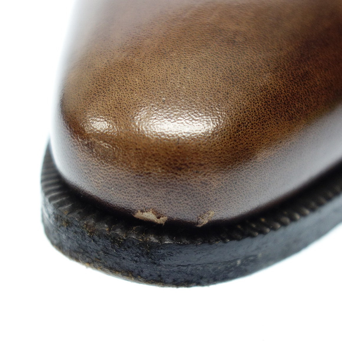 ベルルッティ ショートブーツ レザー メンズ サイズ5 ブラウン Berluti 約24.5cm【AFC29】