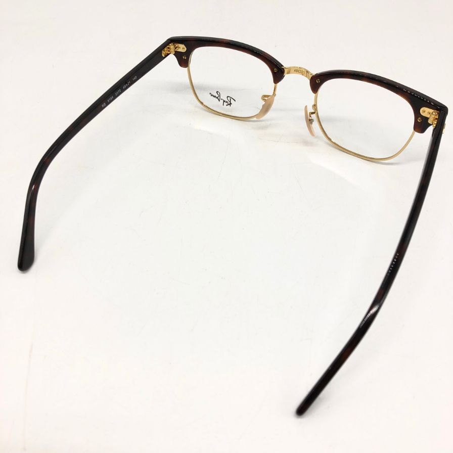 レイバン メガネ クラブマスター べっ甲 セルフレーム RB5154 ブラウン RayBan【AFI19】