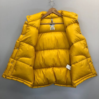 極美品◆シエラデザインズ ビームスプラス別注 ダウンベスト イエロー メンズ サイズL sierra designs×BEAMS＋ 【AFA9】
