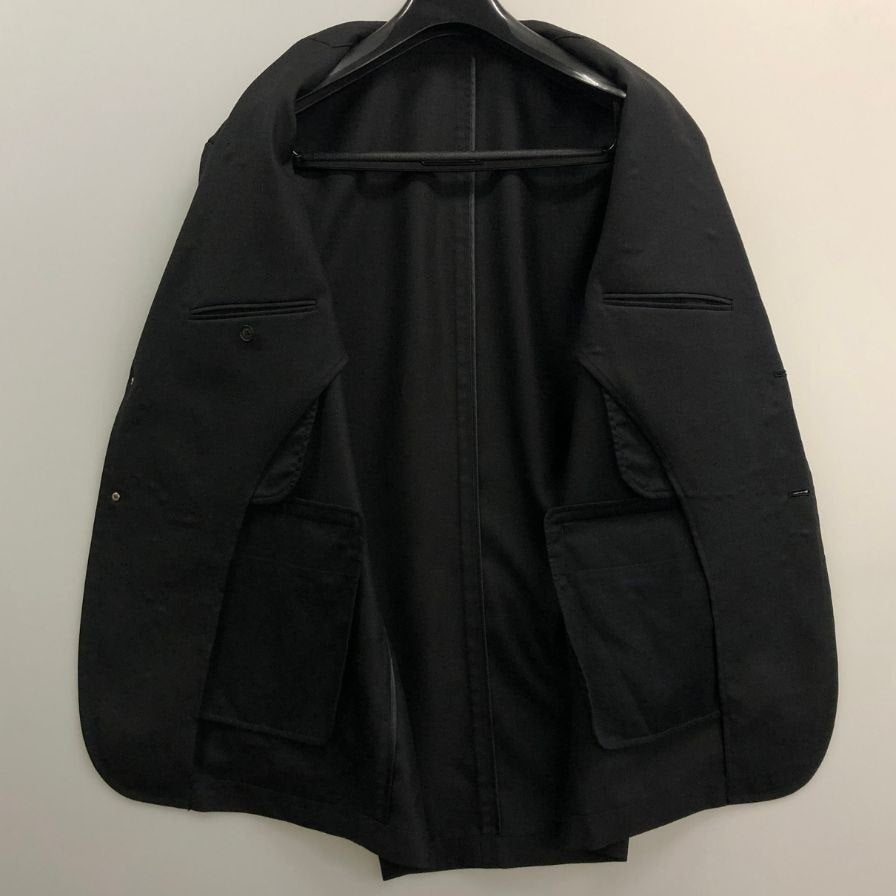 中古◆シンヤオフィシャル テーラードジャケット ウール100% ブラック メンズ サイズ3 SHINYA OFFICIAL 【AFB19】