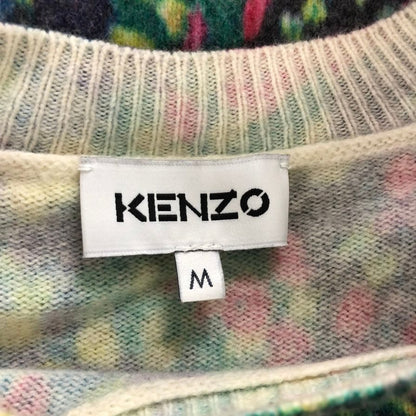 美品◆ケンゾー ニット 現行タグ ウール 総柄 サイズM メンズ KENZO 【AFB25】